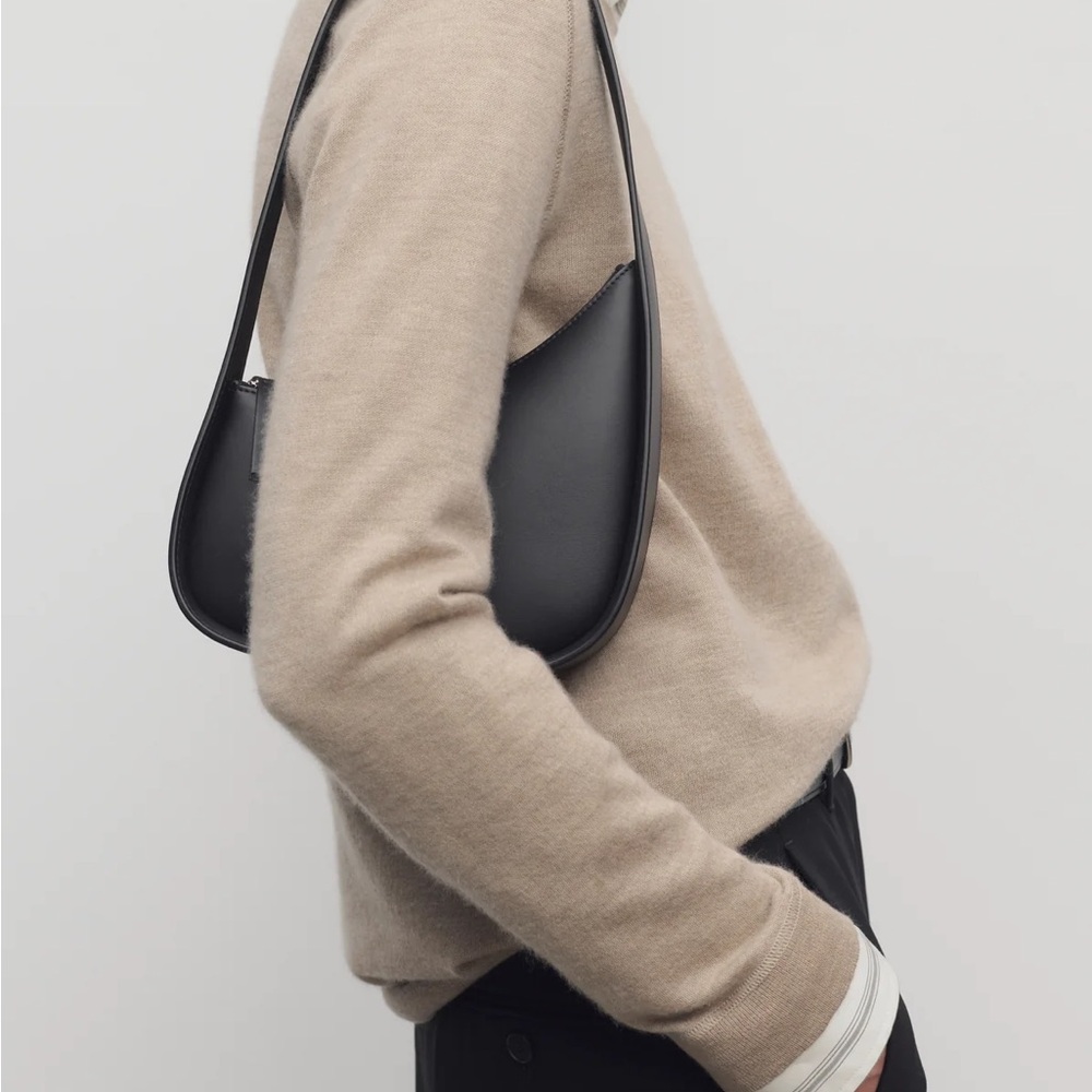 The Row Half Moon Bag Black - Picture 3 of 3